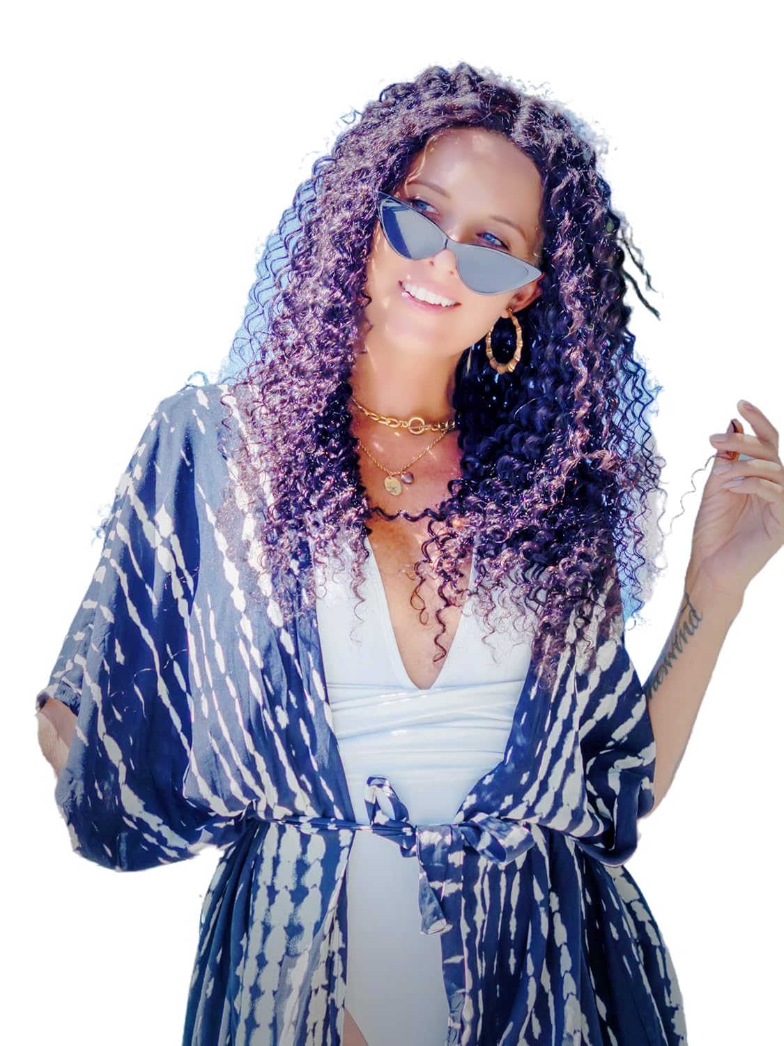 Deep Wave Wigs Human Hair Lace Front Closure Wigs Curly Brazilian Virgin Human Hair Pre Plucked Water Wave Wigs for Black Women with Baby Hair for Video Shooting 150% Density (24 Inches)