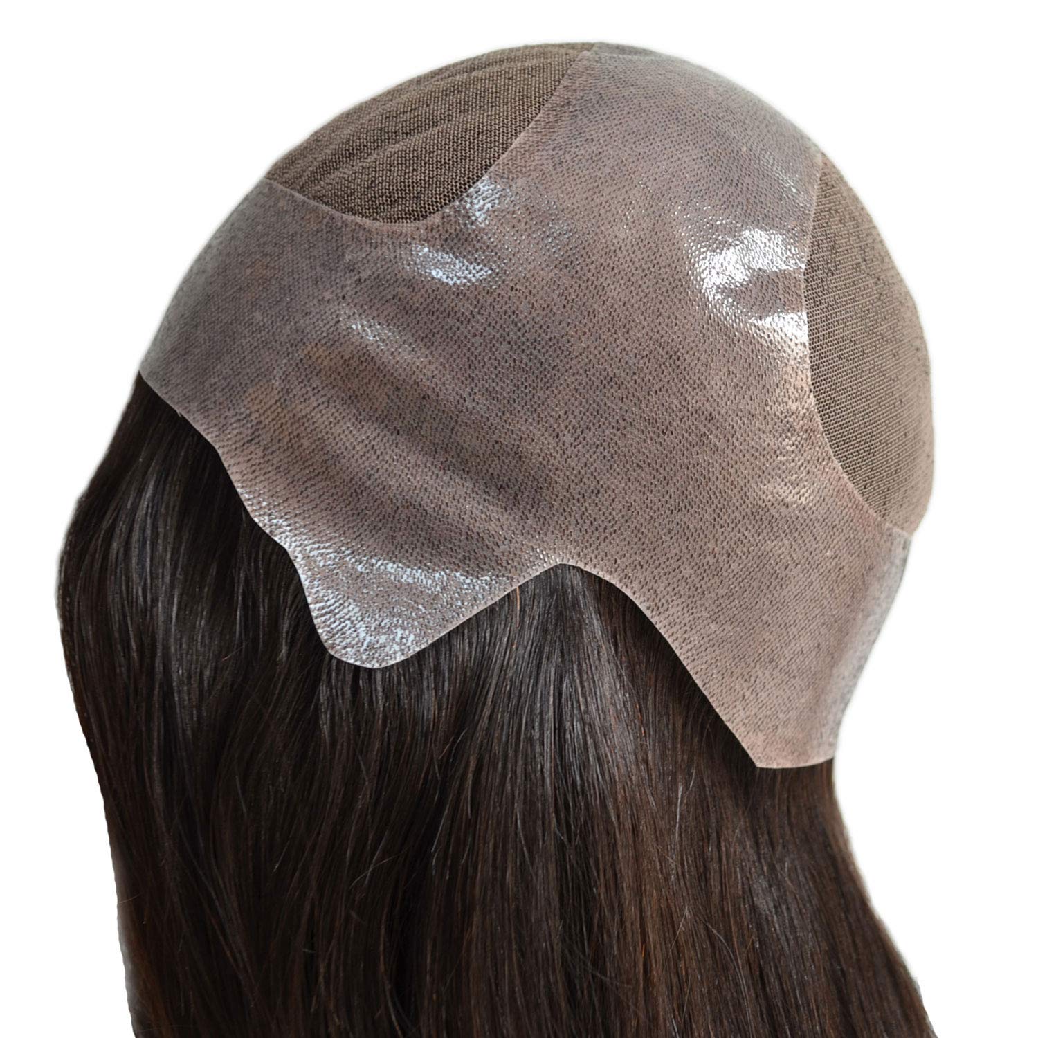 "LEWG-7" Custom Customized Women Human Hair System Replacement Toupee Full Head Wig Hairpiece Installation Wig Prosthesis for Hair Loss Alopecia